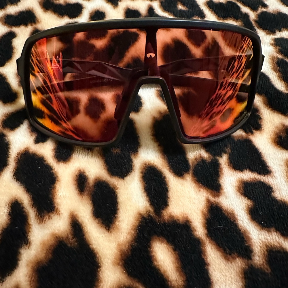 Oakley Sunglasses with Black and Orange Frame